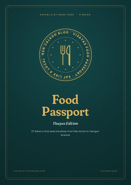 Cover of the Visayas Food Passport