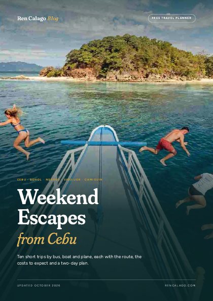 Cover of Weekend Escapes from Cebu